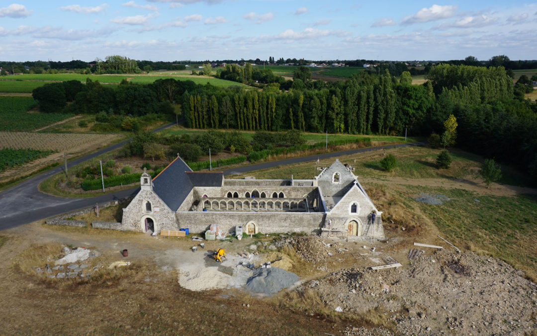 PRISE DE VUE AÉRIENNE DE LA CHAPELLE